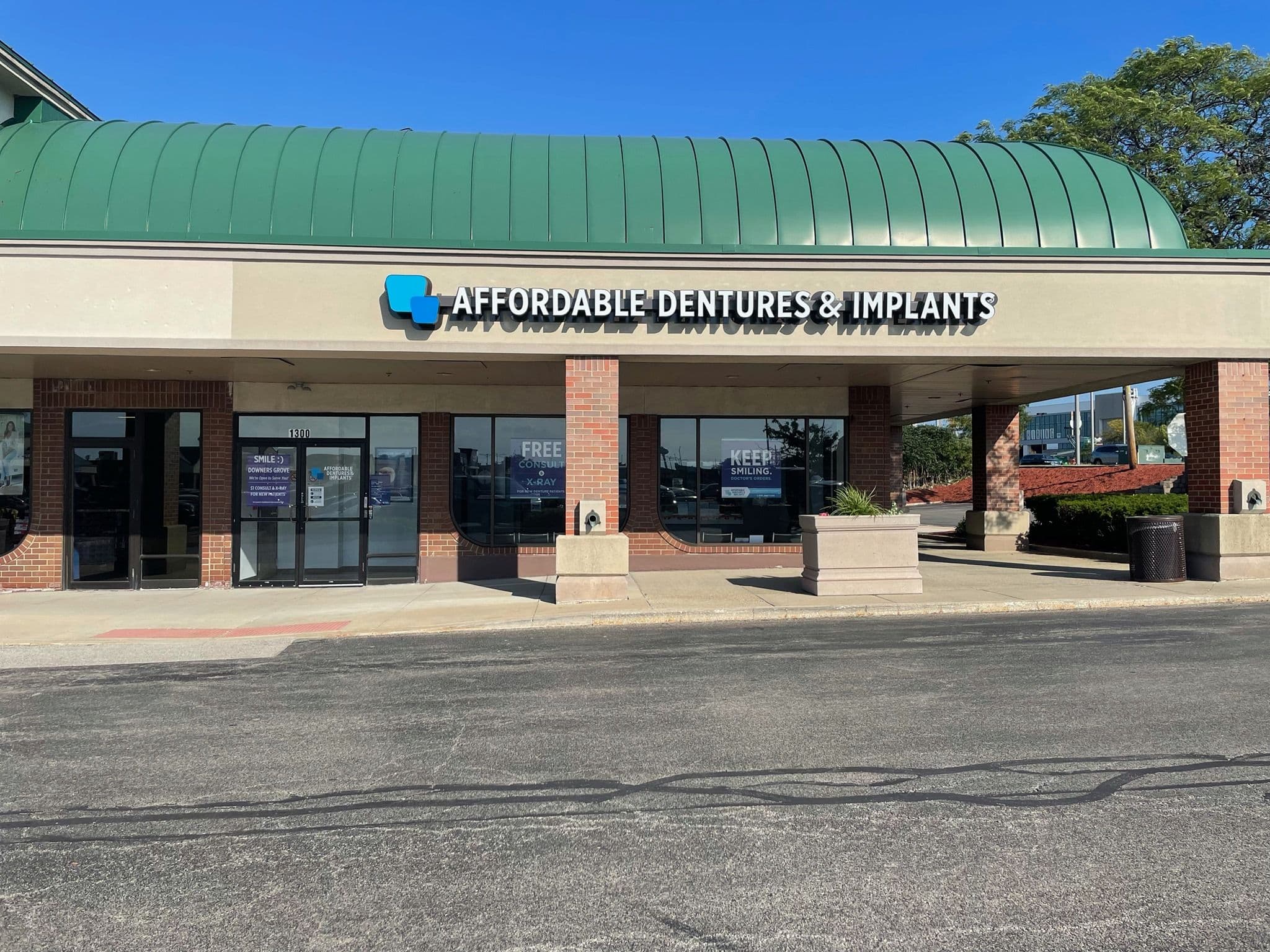 Exterior of Affordable Dentures & Implants in Downers Grove, IL