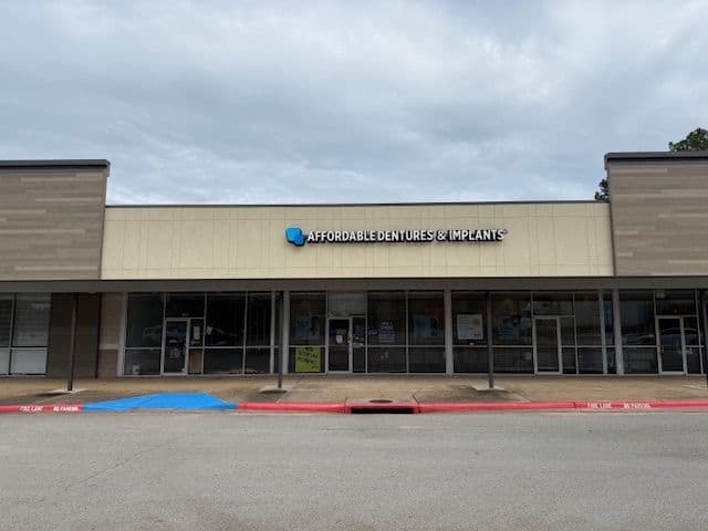Exterior of Affordable Dentures & Implants in Conroe, TX