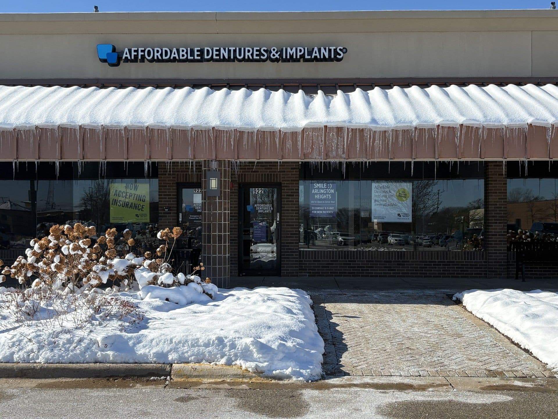 Exterior of Affordable Dentures & Implants in Arlington Heights, IL
