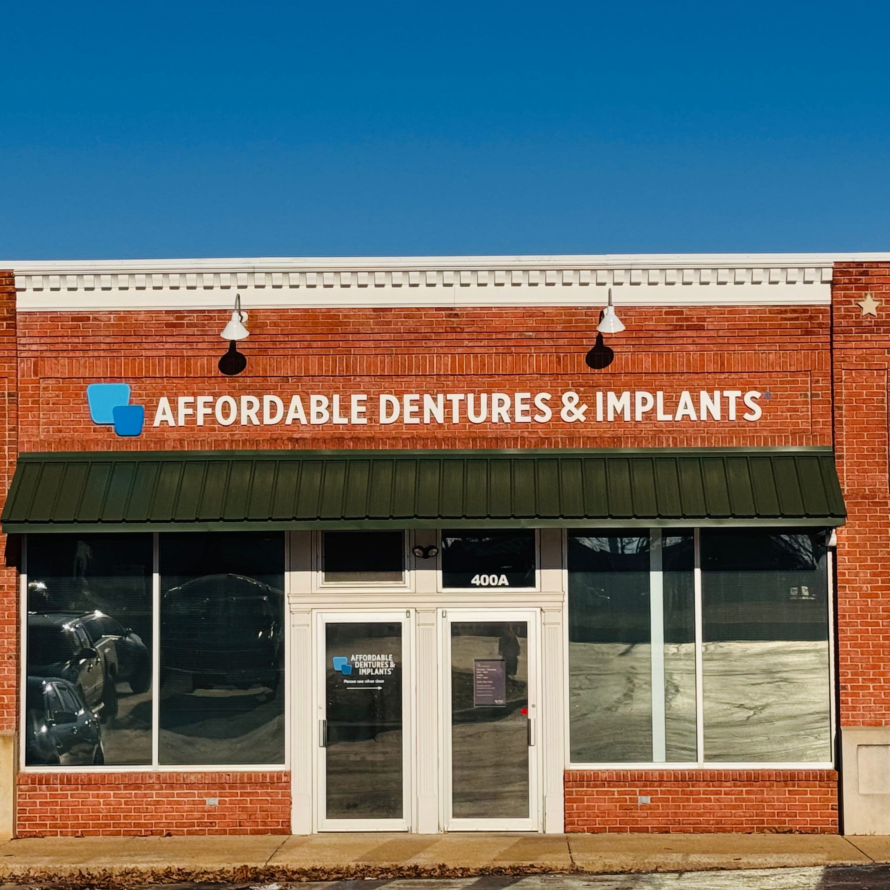 Exterior of Affordable Dentures & Implants in Sullivan, MO