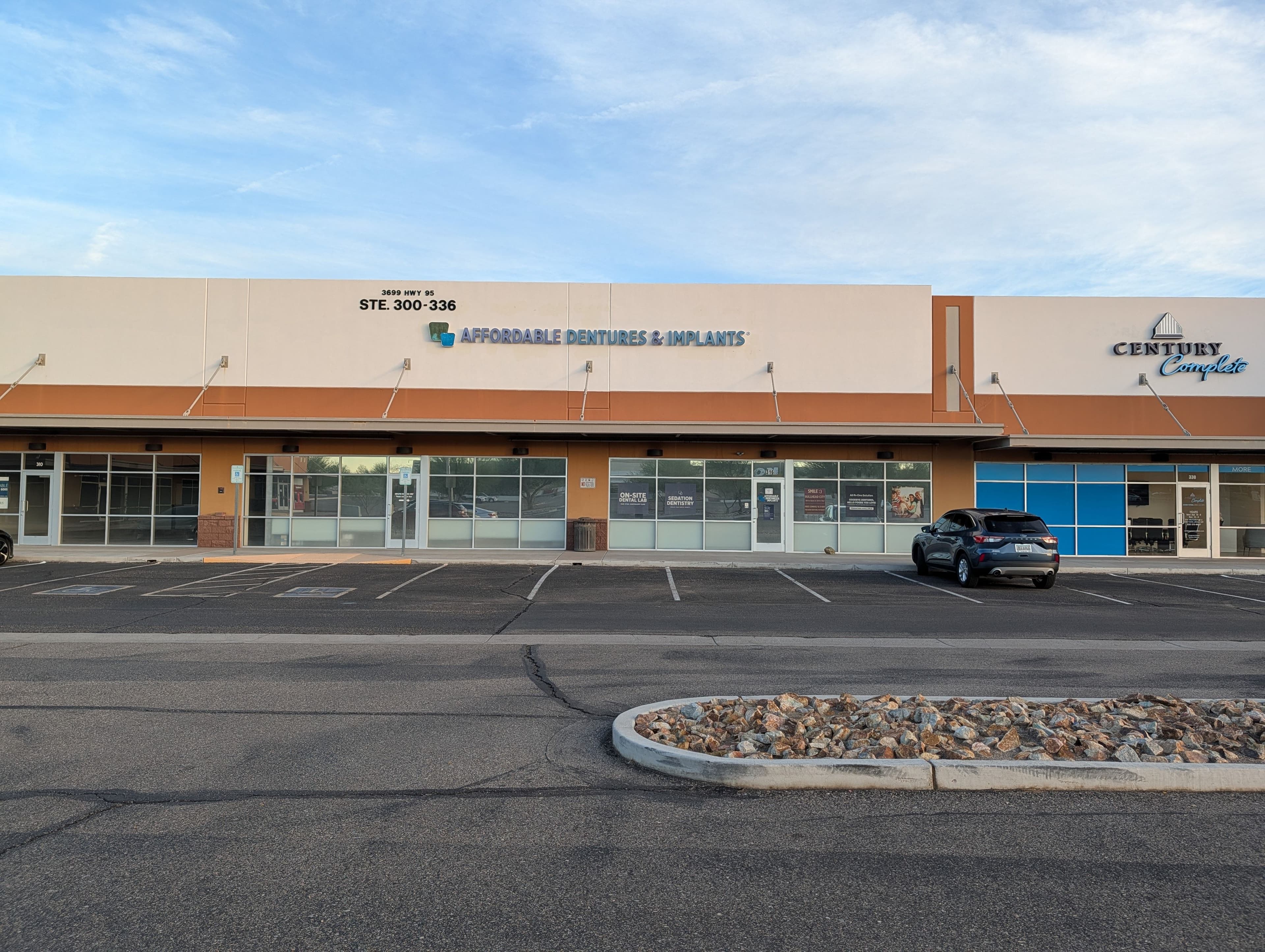 Exterior of Affordable Dentures & Implants in Bullhead City, AZ
