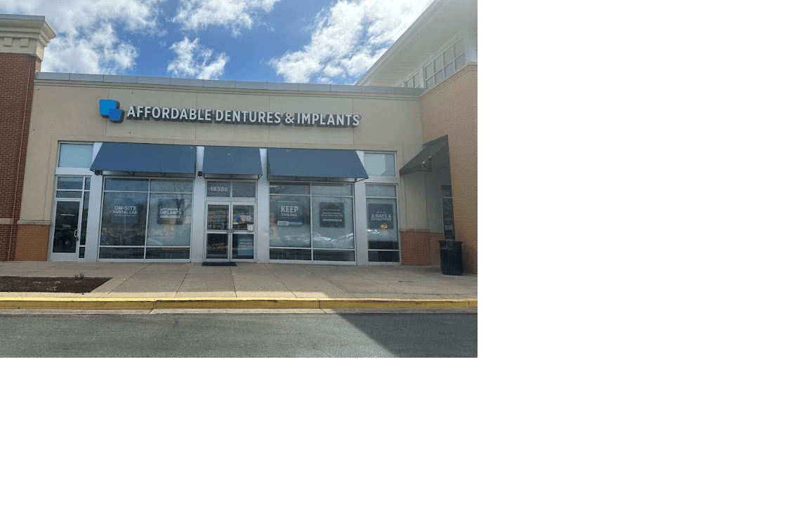 Exterior of Affordable Dentures & Implants in Montgomery Village, MD