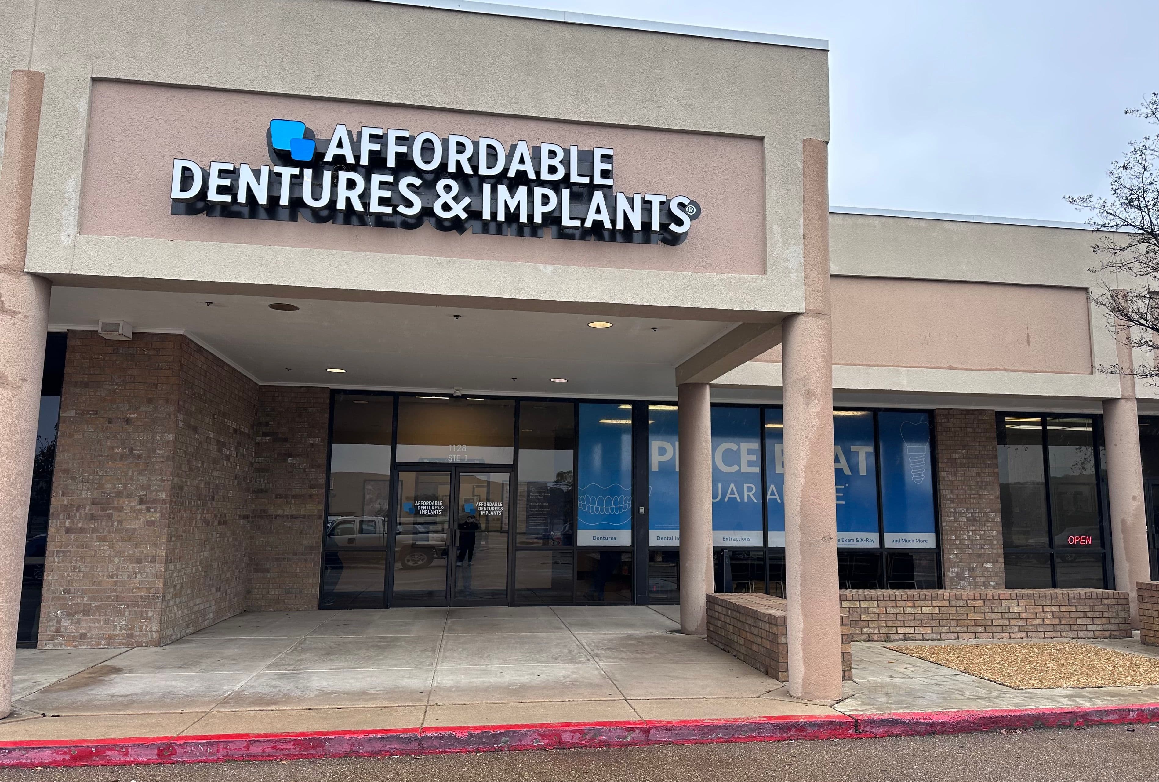 Exterior of Affordable Dentures & Implants in Monroe, LA