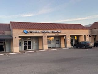 Exterior of Affordable Dentures & Implants in Denton, TX
