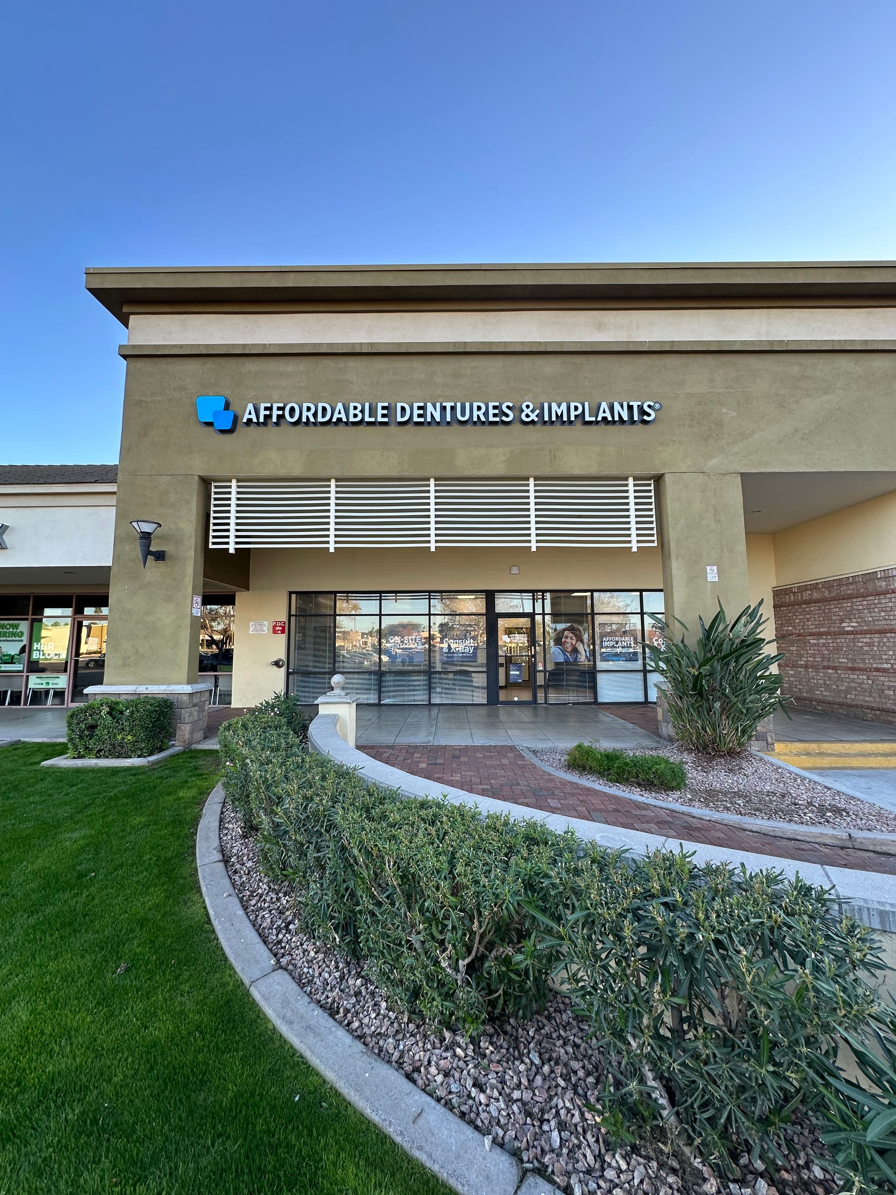Exterior of Affordable Dentures & Implants in Phoenix, AZ