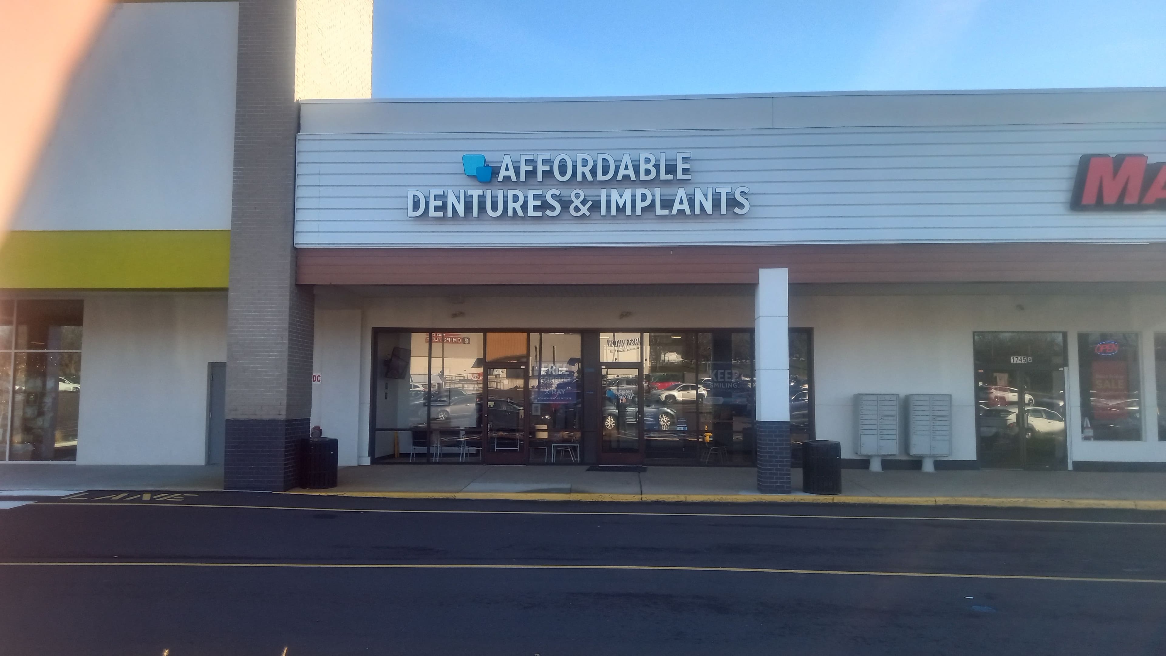 Exterior of Affordable Dentures & Implants in Doylestown, PA