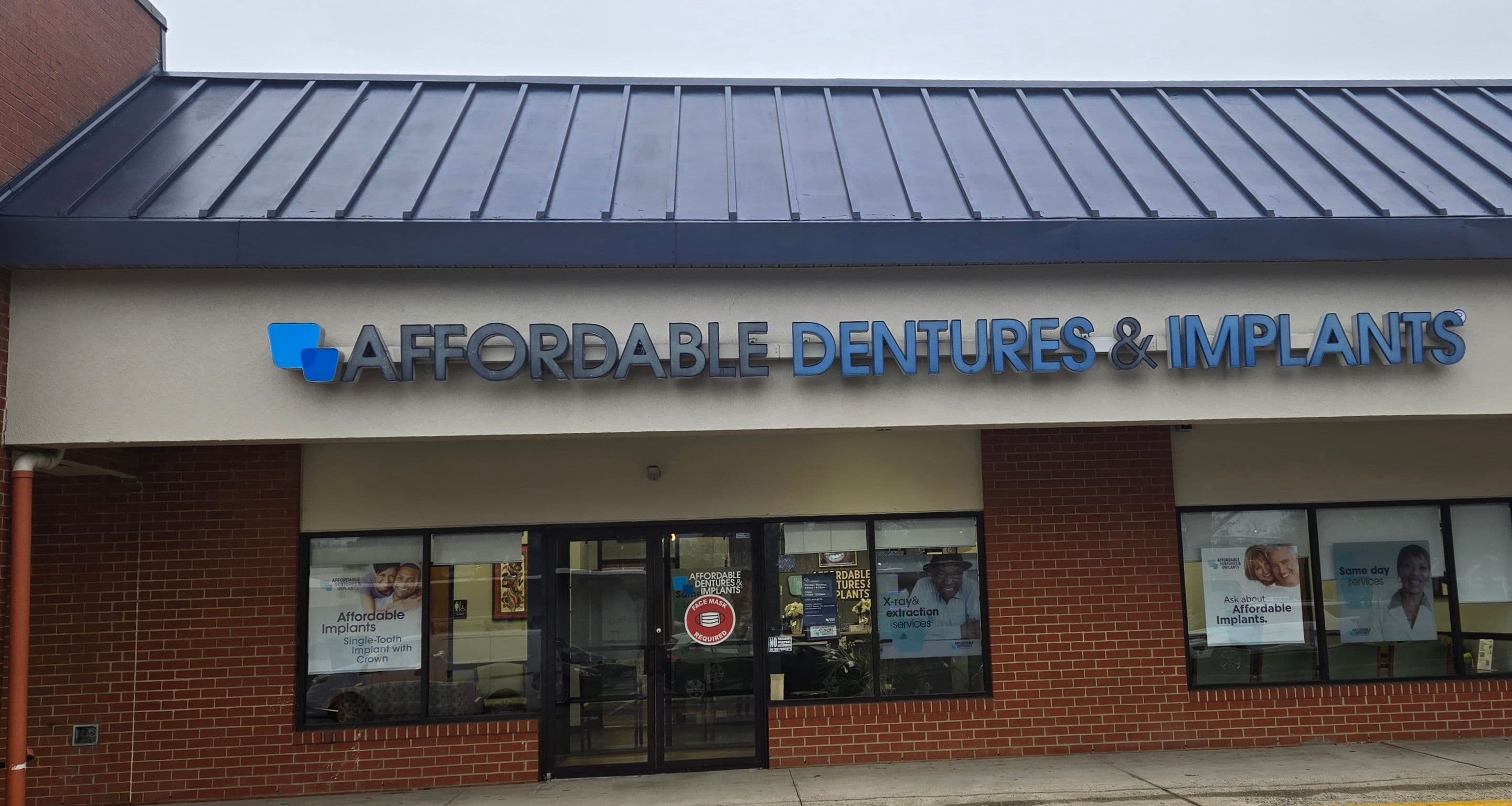 Exterior of Affordable Dentures & Implants in Newport News, VA