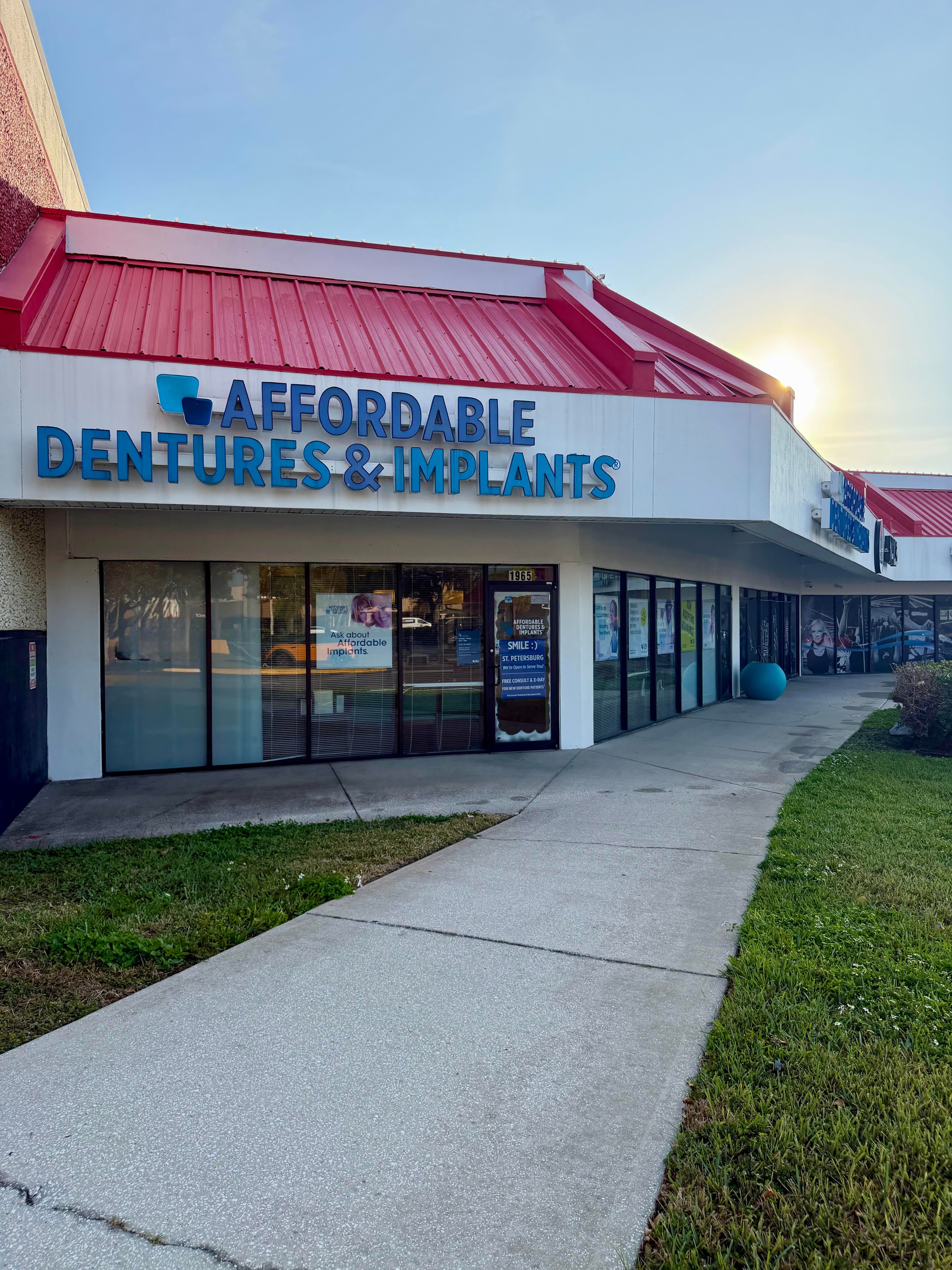 Exterior of Affordable Dentures & Implants in St. Petersburg, FL