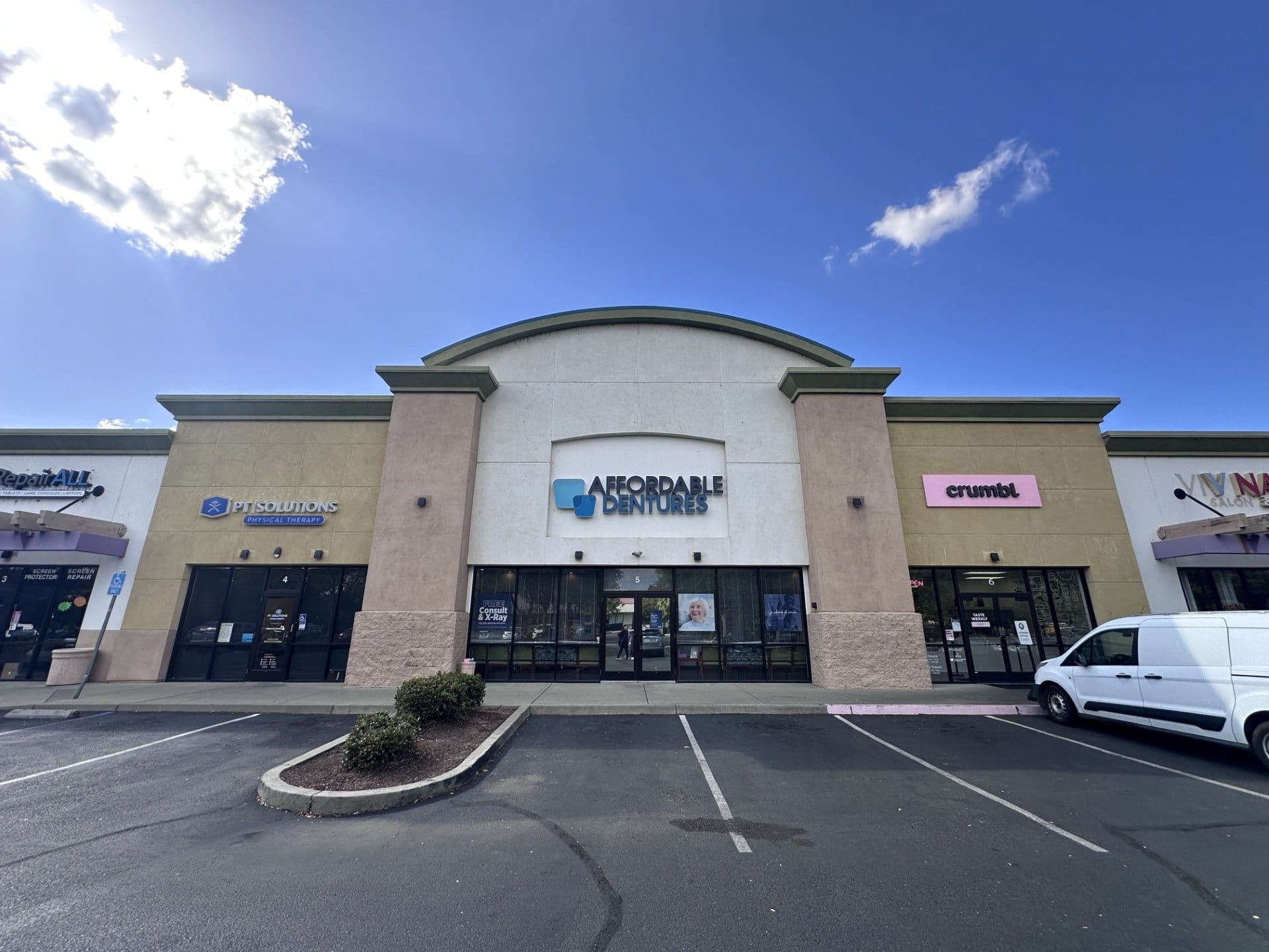 Exterior of Affordable Dentures & Implants in Yuba City, CA