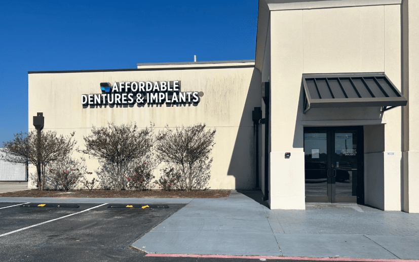 Exterior of Affordable Dentures & Implants in Mobile, AL