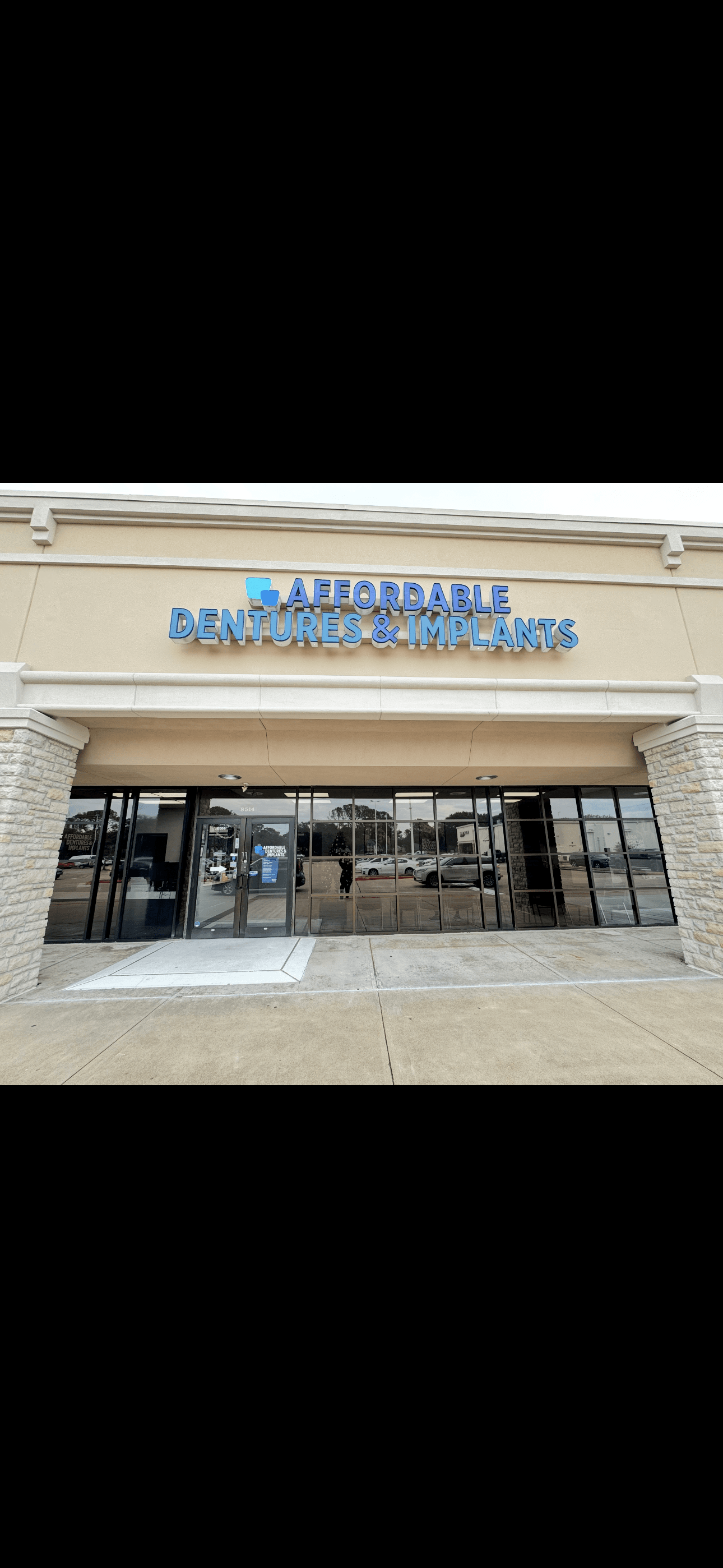Exterior of Affordable Dentures & Implants in Houston, TX