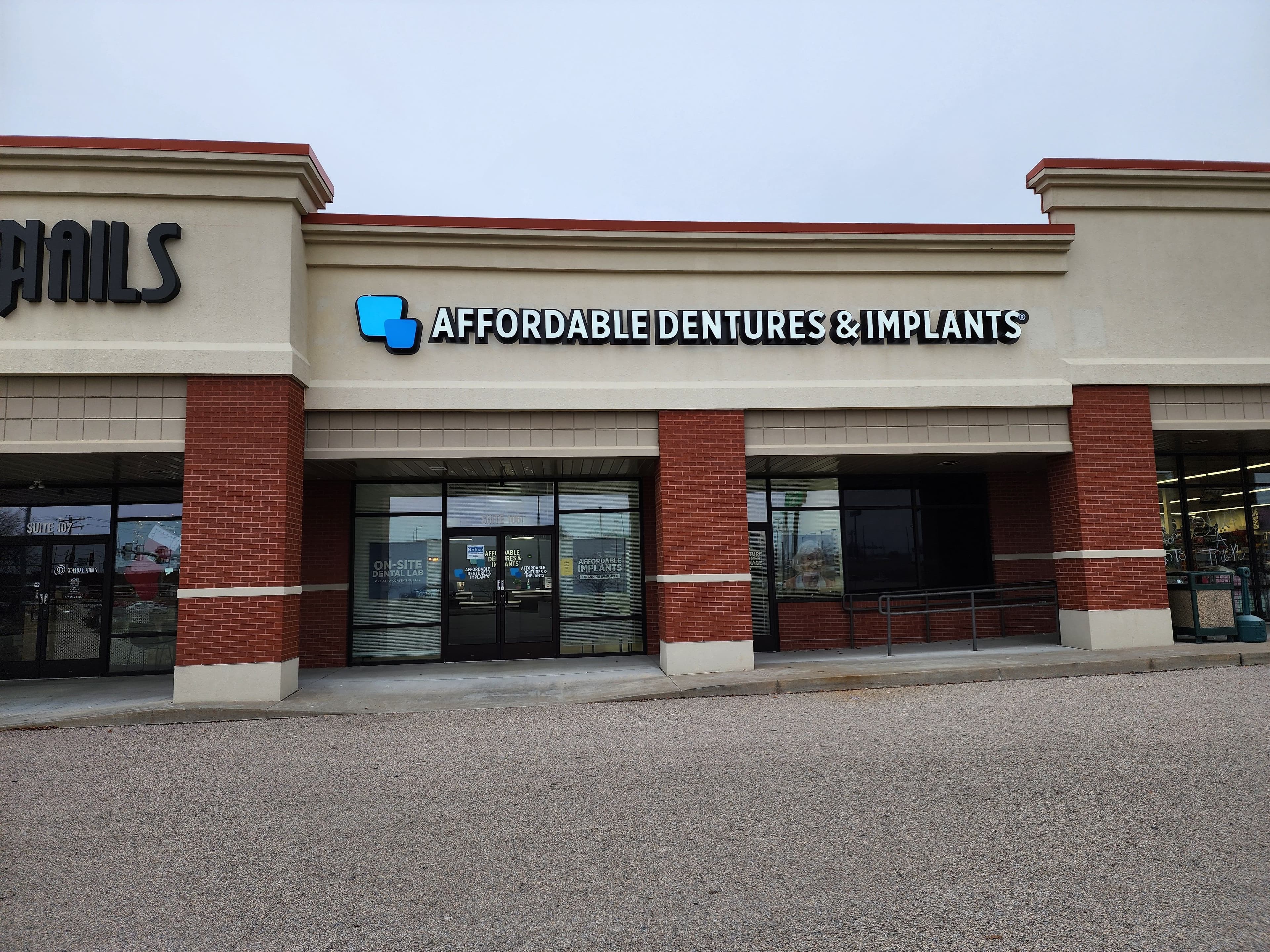 Exterior of Affordable Dentures & Implants in Cape Girardeau, MO
