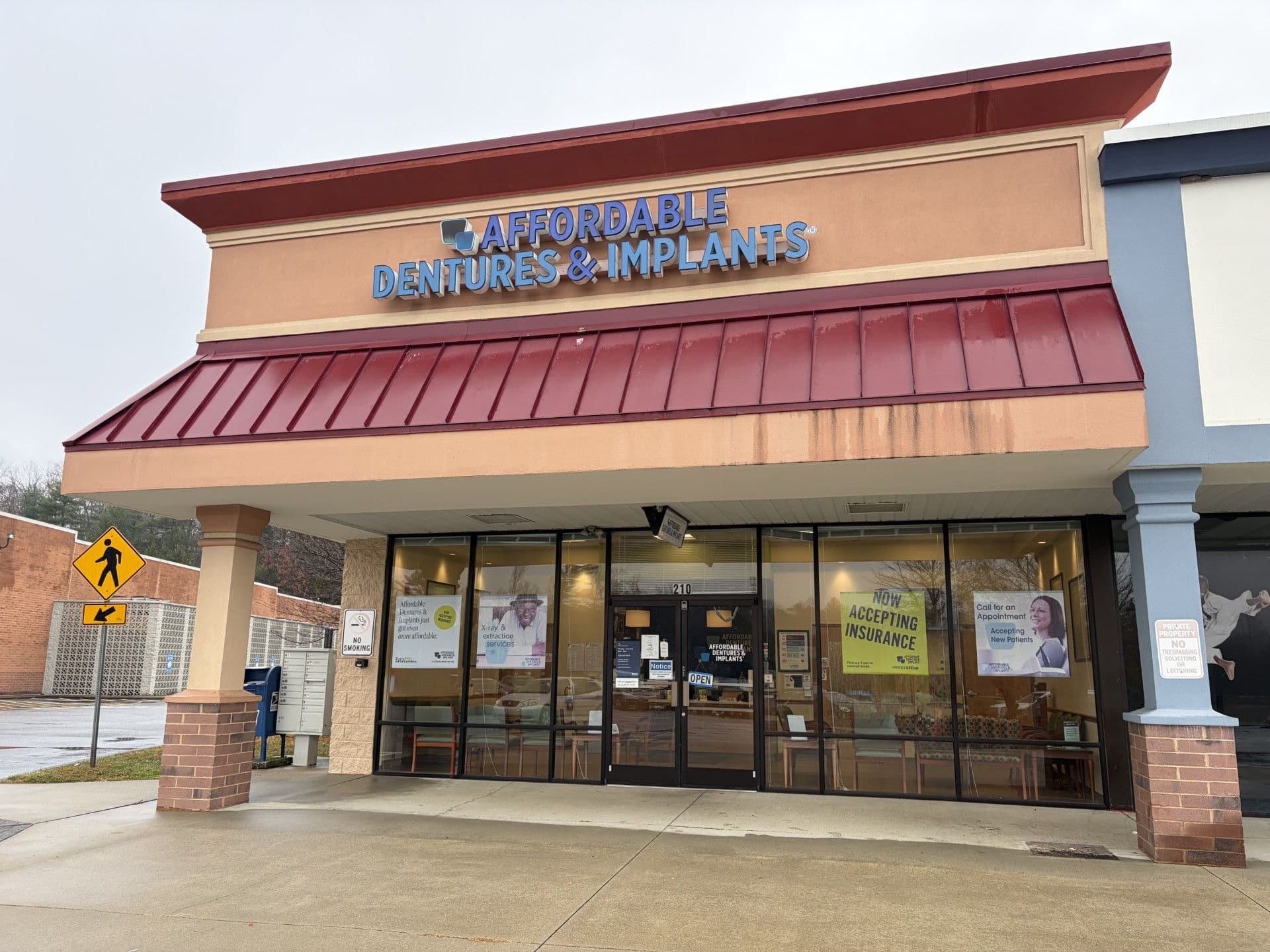 Exterior of Affordable Dentures & Implants in Hendersonville, NC