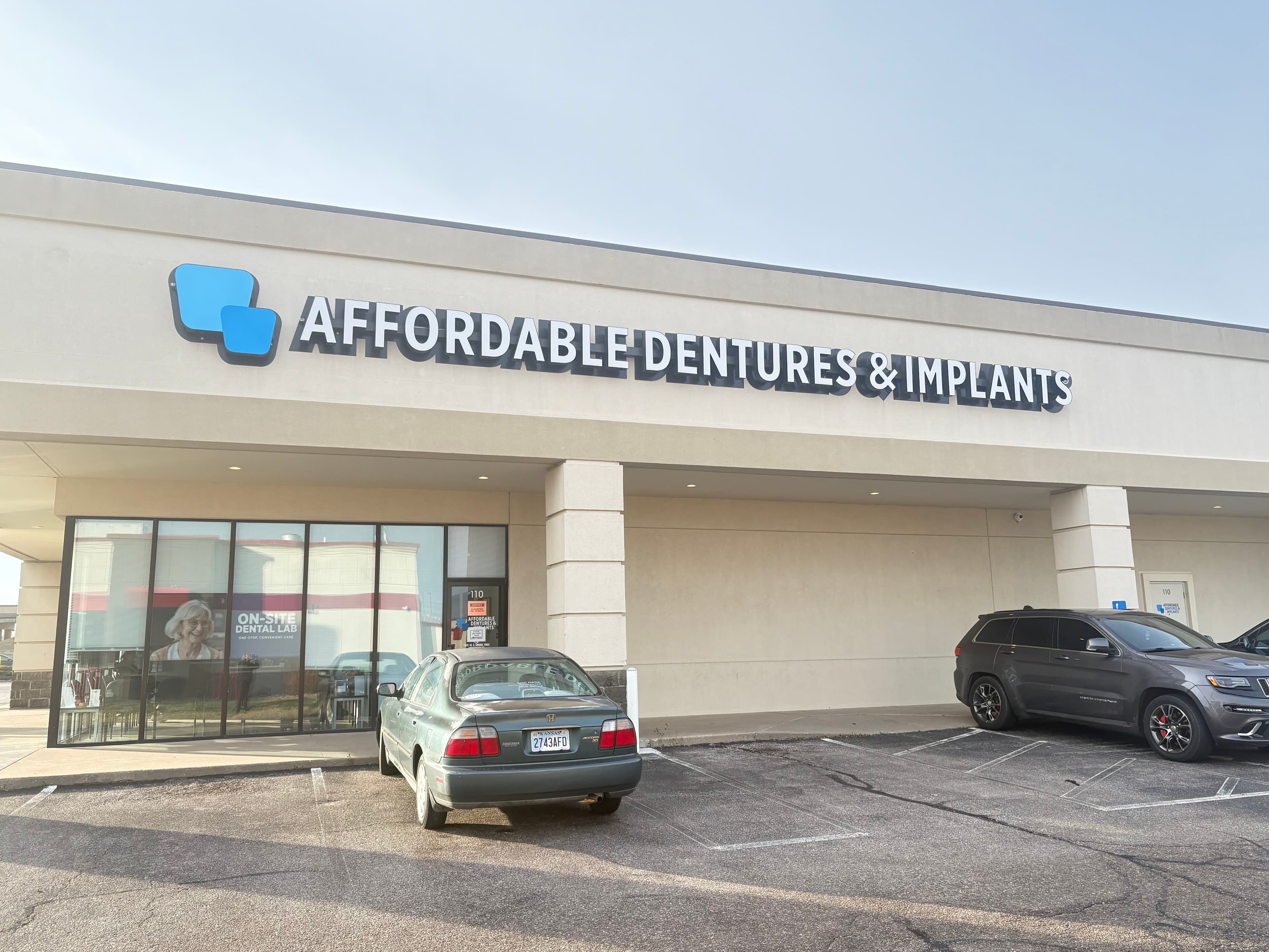Exterior of Affordable Dentures & Implants in Wichita, KS