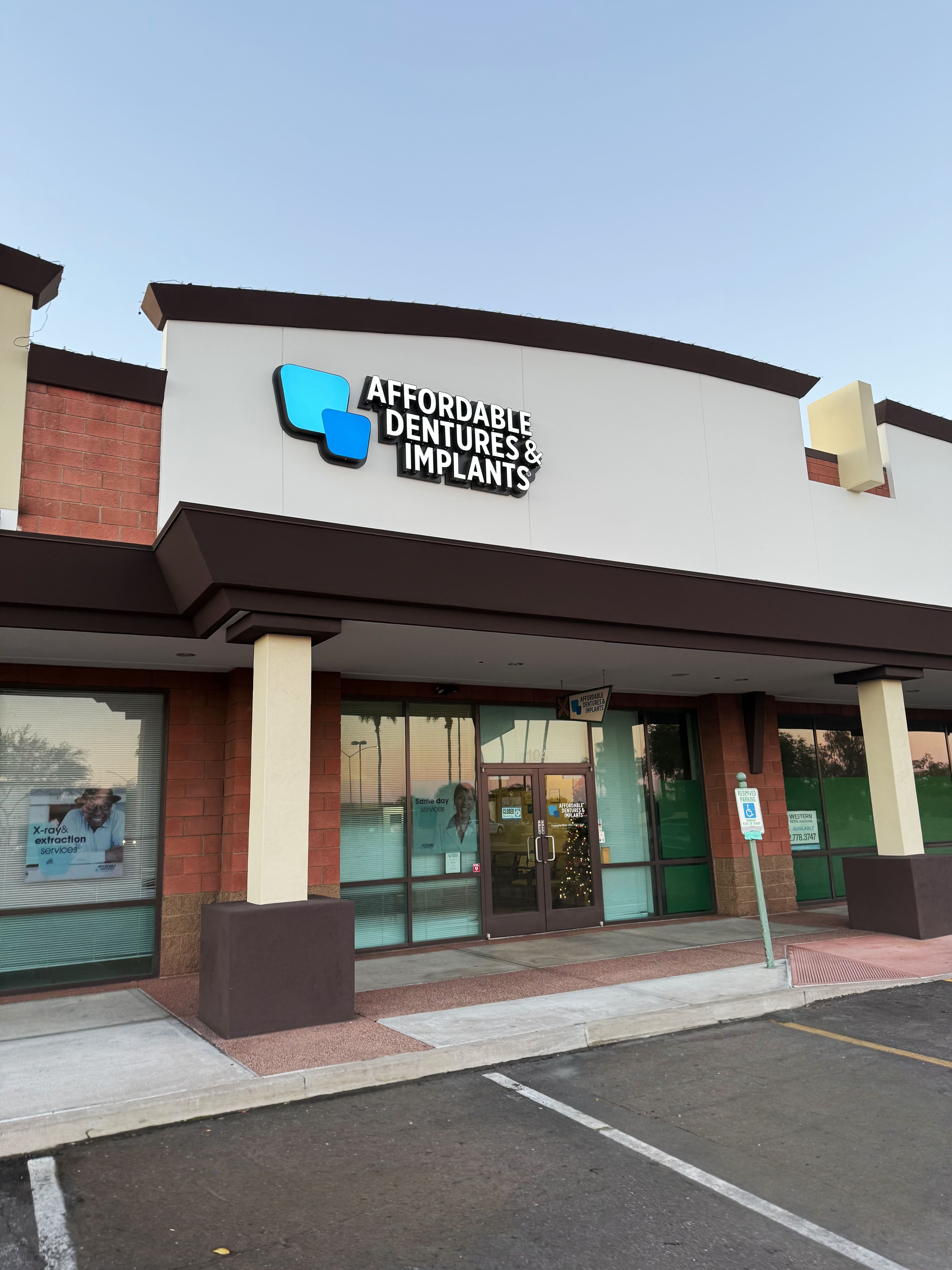 Exterior of Affordable Dentures & Implants in Mesa, AZ