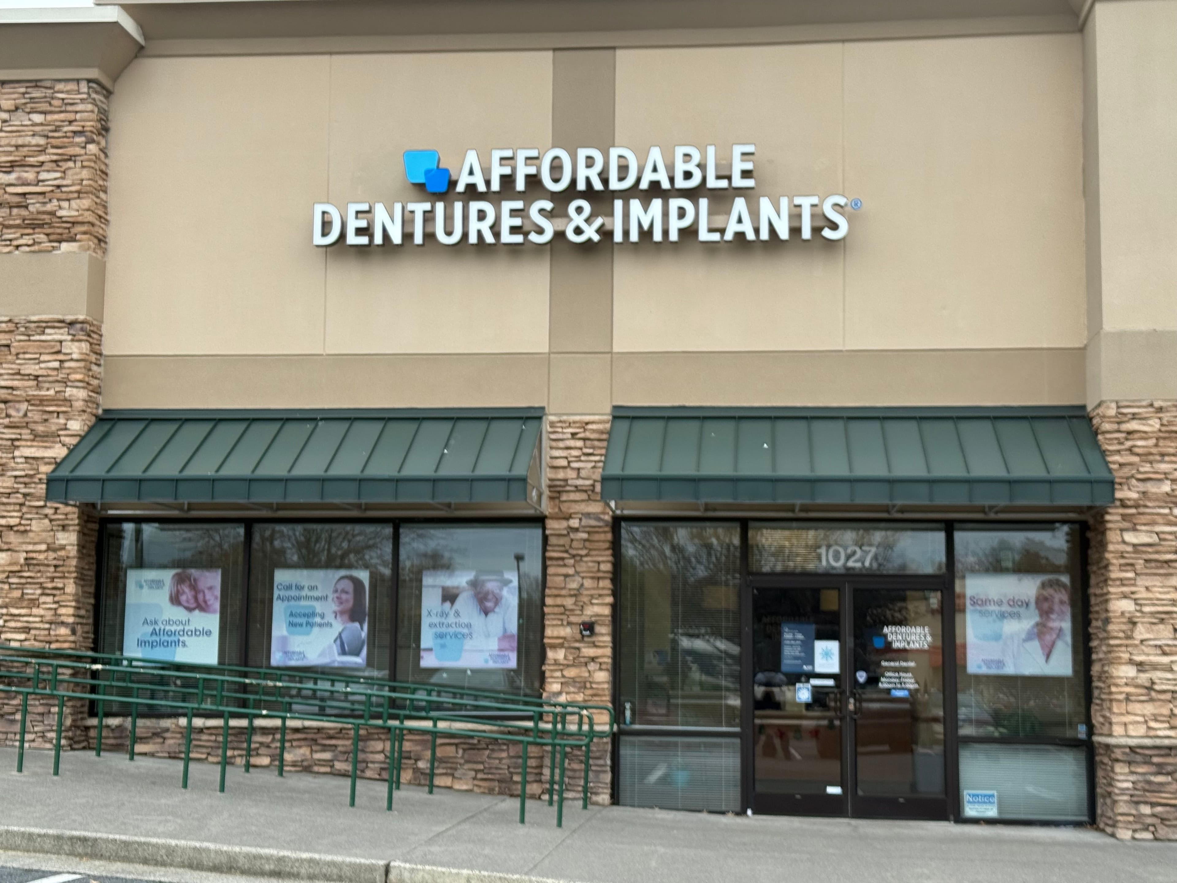 Exterior of Affordable Dentures & Implants in Winston-Salem, NC