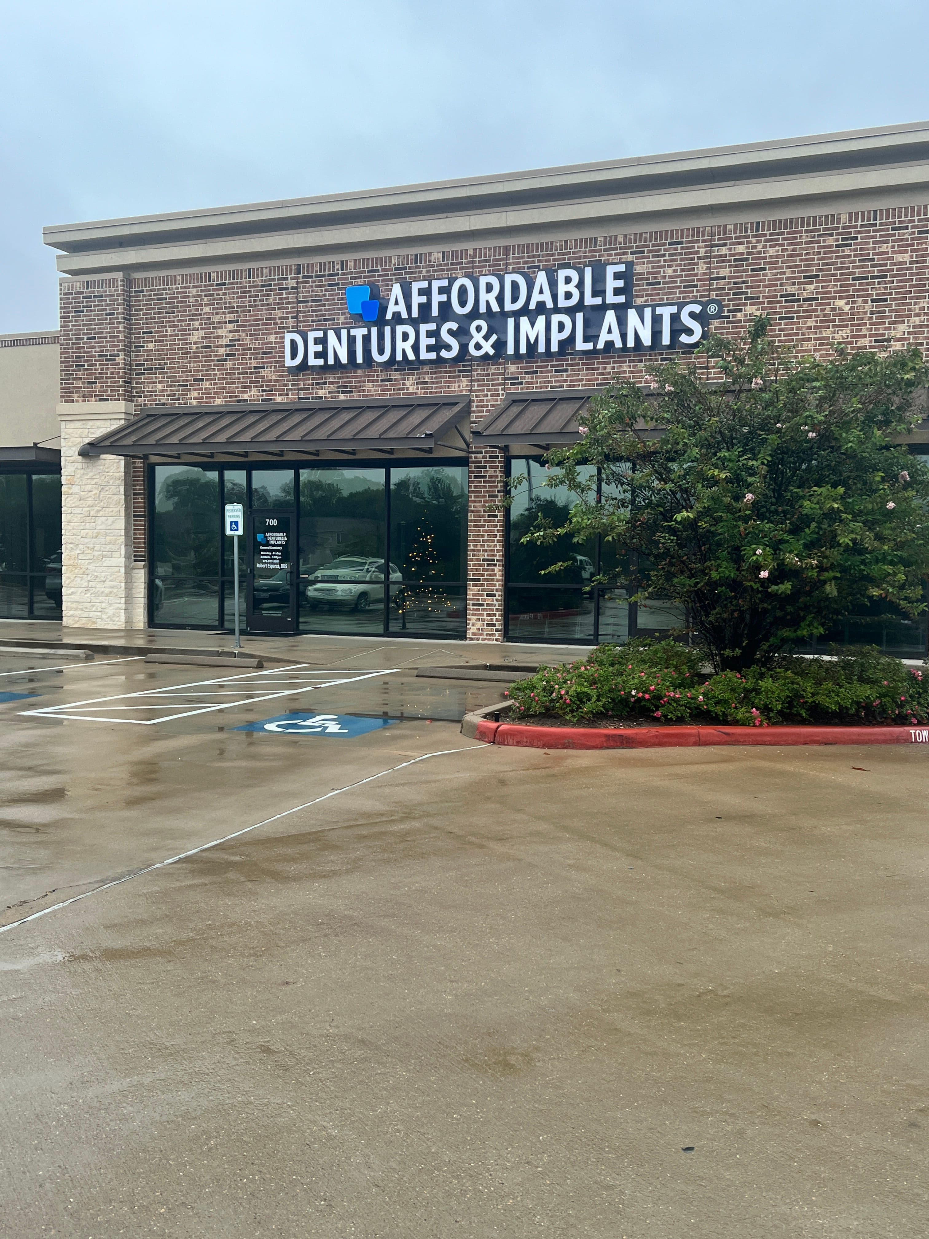 Exterior of Affordable Dentures & Implants in College Station, TX