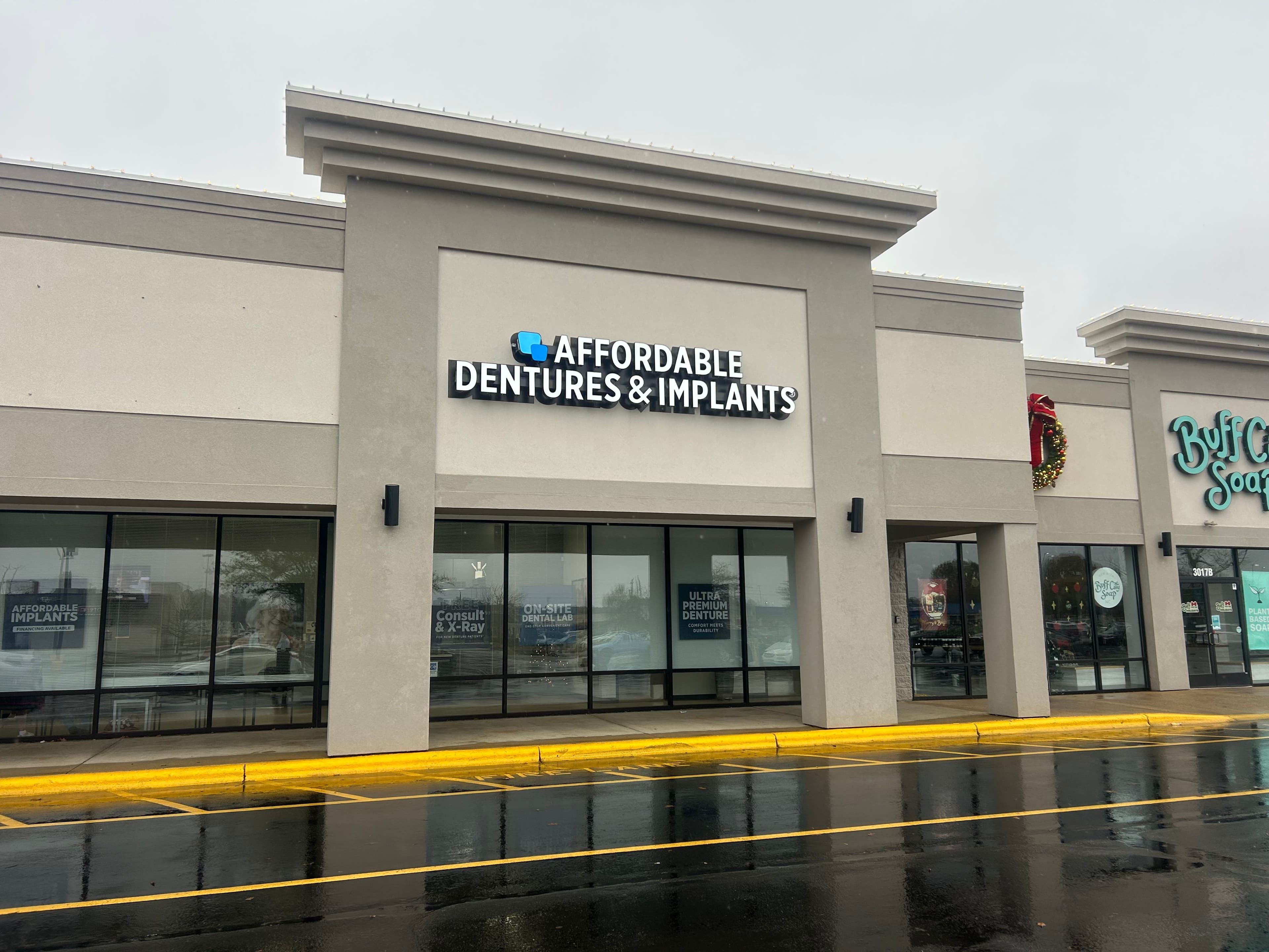 Exterior of Affordable Dentures & Implants in New Bern, NC