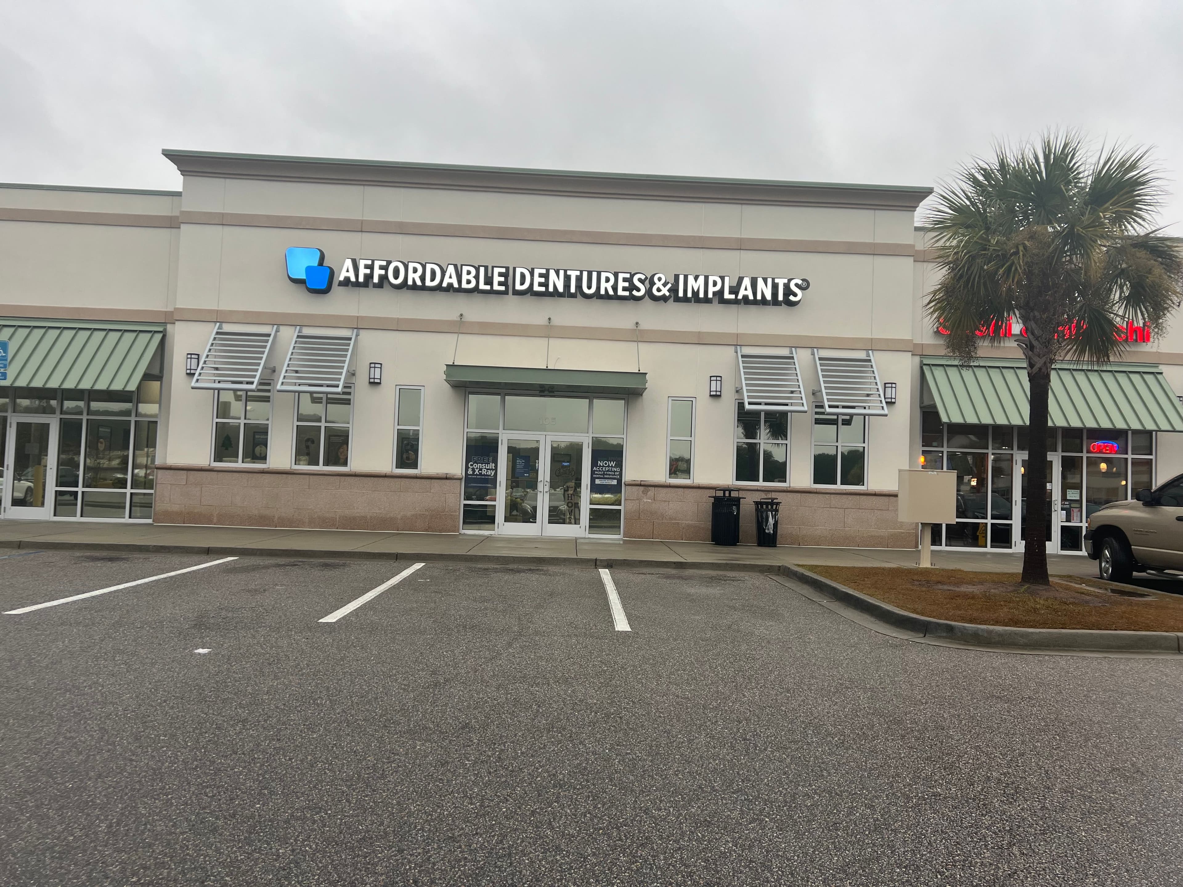 Exterior of Affordable Dentures & Implants in Hardeeville, SC