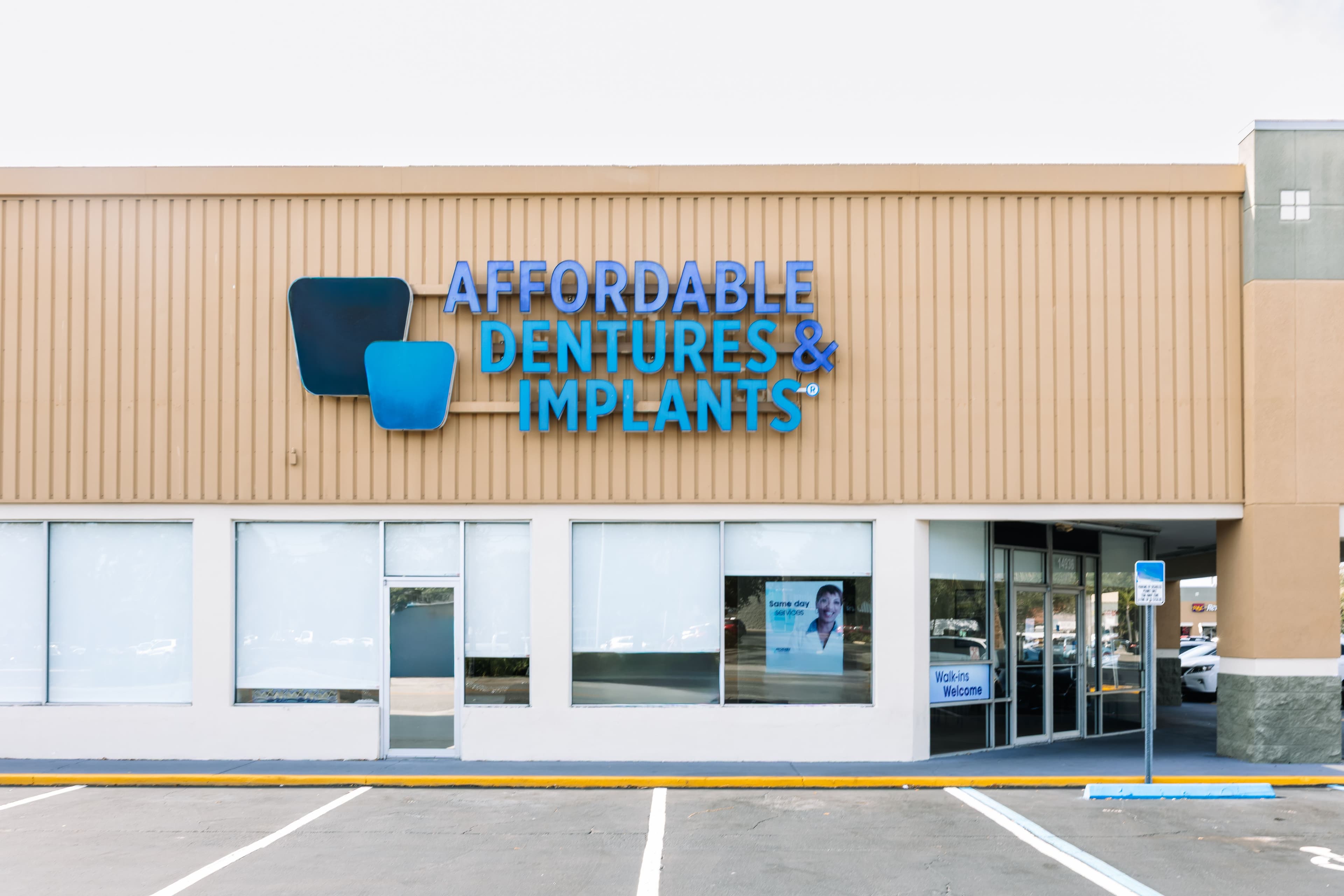 Exterior of Affordable Dentures & Implants in Tampa, FL